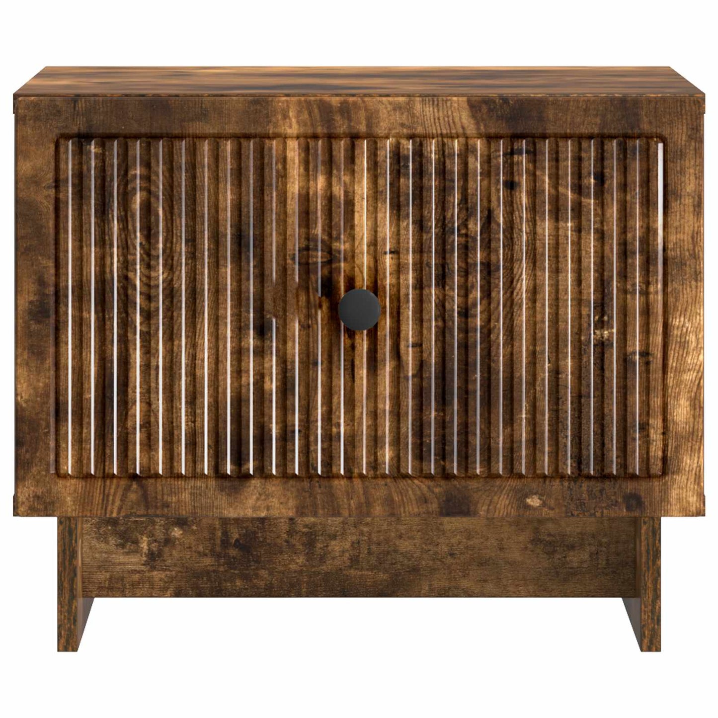 Salontafel met lade Gerookt eiken 49 x 50 x 40 cm Bewerkt hout
