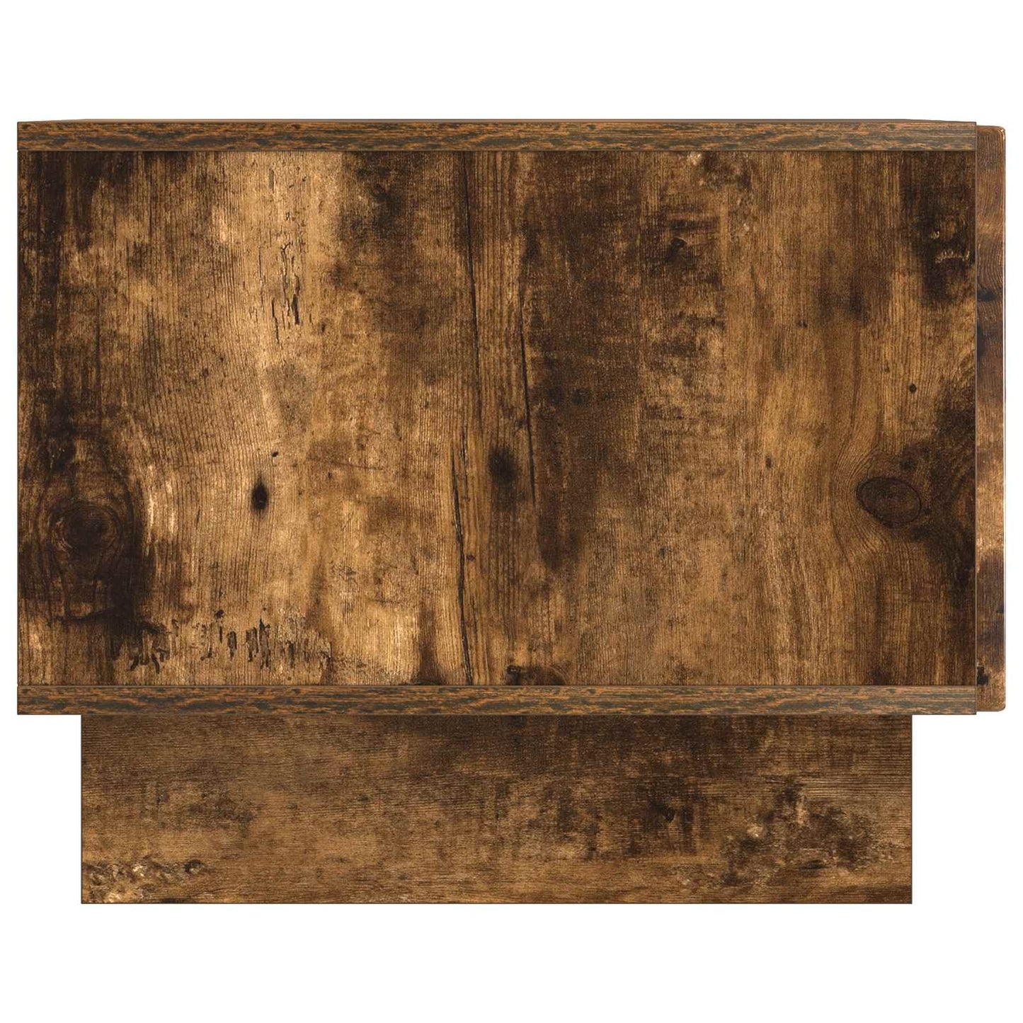 Salontafel met lade Gerookt eiken 49 x 50 x 40 cm Bewerkt hout