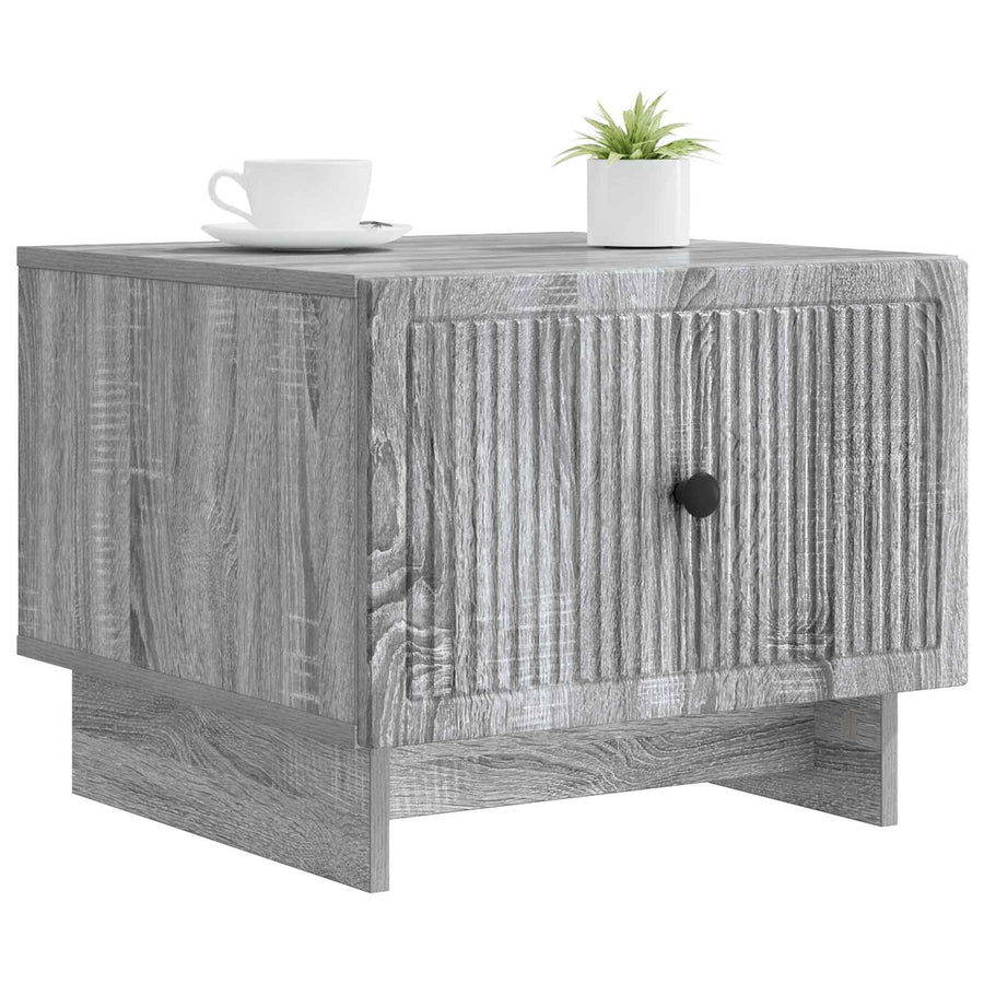 Salontafel met lade Grijs sonoma 49 x 50 x 40 cm Bewerkt hout
