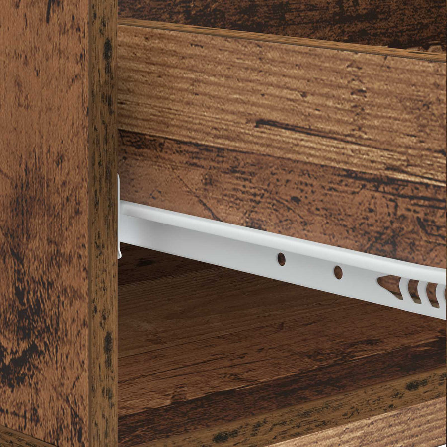 Salontafel met lade Oud hout 49 x 50 x 40 cm Bewerkt hout