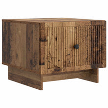 Salontafel met lade Oud hout 49 x 50 x 40 cm Bewerkt hout