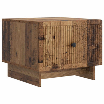 Salontafel met lade Oud hout 49 x 50 x 40 cm Bewerkt hout