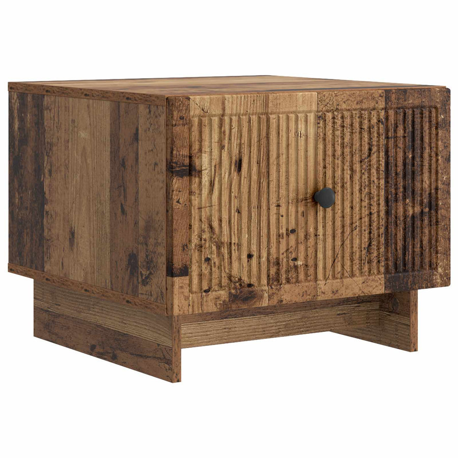 Salontafel met lade Oud hout 49 x 50 x 40 cm Bewerkt hout