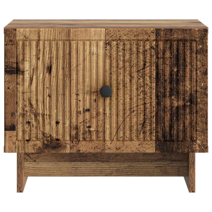 Salontafel met lade Oud hout 49 x 50 x 40 cm Bewerkt hout
