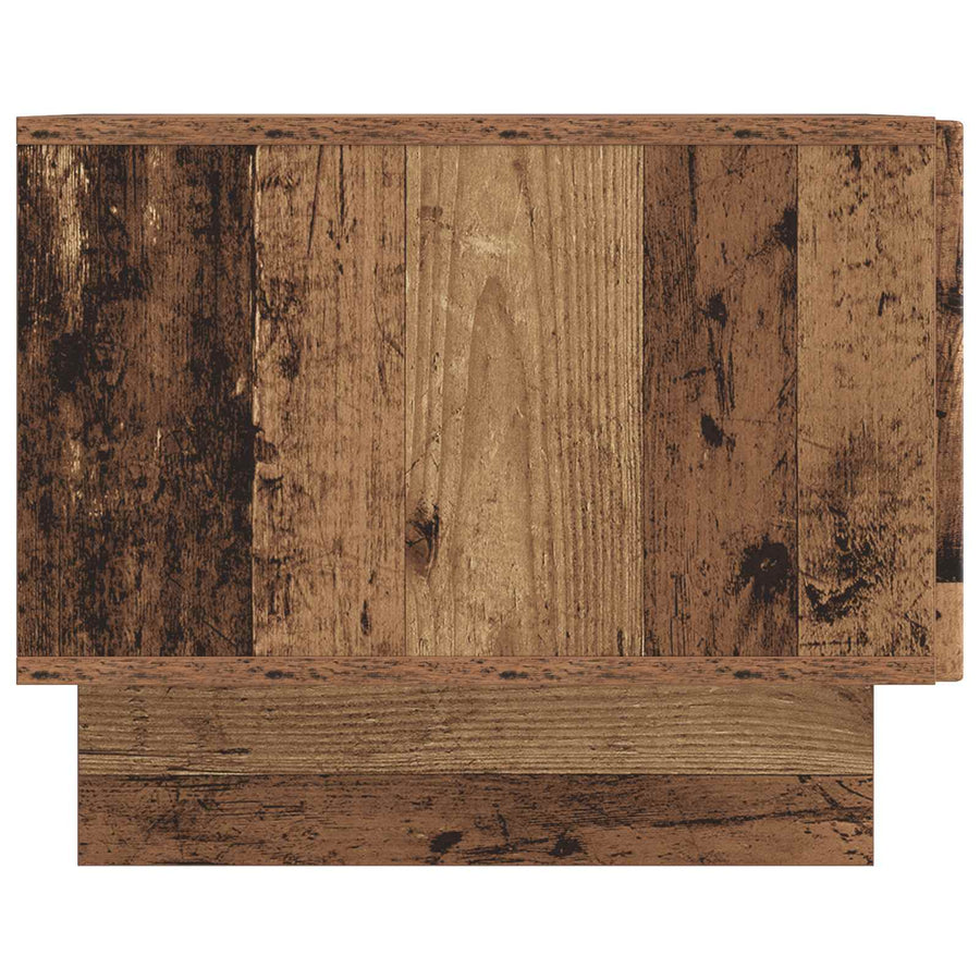 Salontafel met lade Oud hout 49 x 50 x 40 cm Bewerkt hout