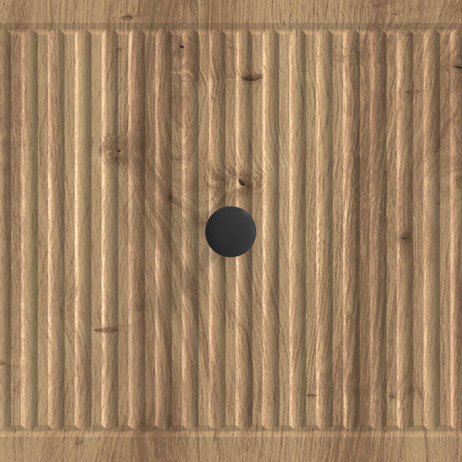 Salontafel Artisanaal eiken 49 x 50 x 40 cm Bewerkt hout