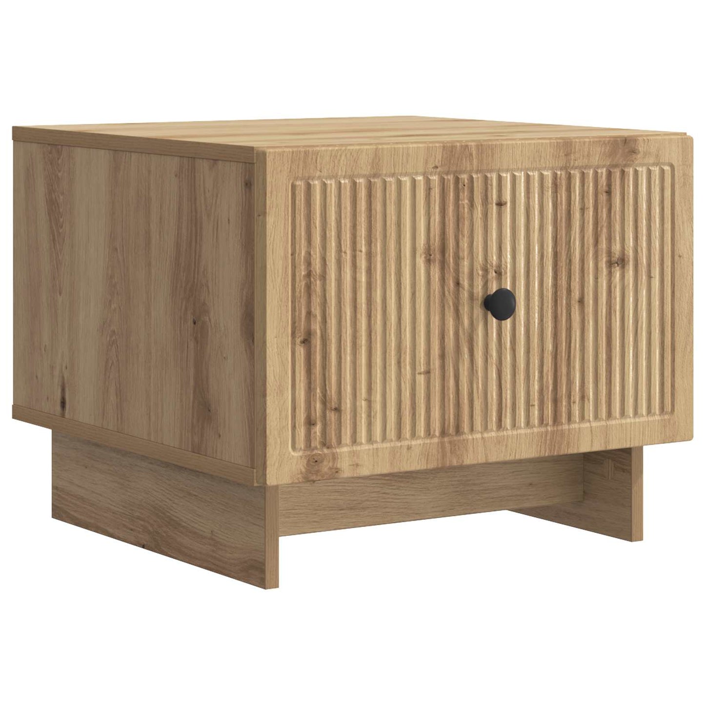 Salontafel Artisanaal eiken 49 x 50 x 40 cm Bewerkt hout