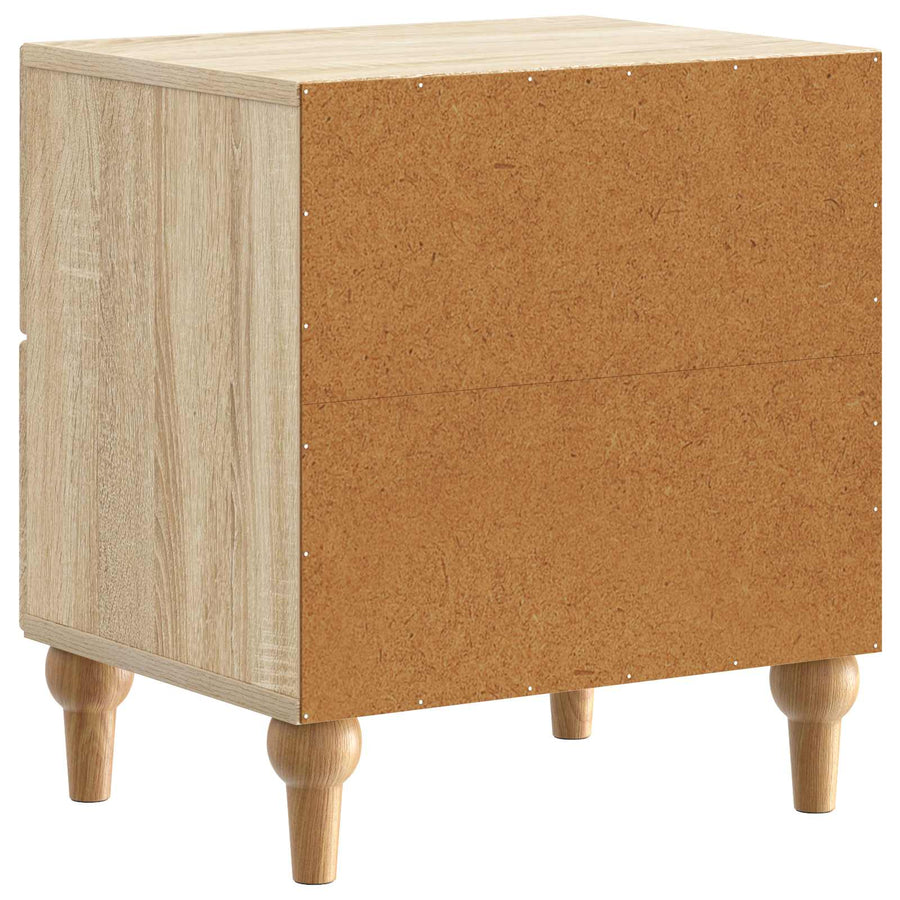 Nachtkastje Sonoma Eiken 43 x 34,5 x 48 cm Bewerkt hout