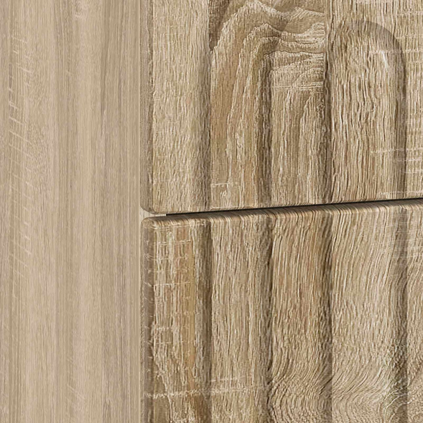 Nachtkastje 2 pcs Sonoma Eiken 43 x 34,5 x 48 cm Bewerkt hout