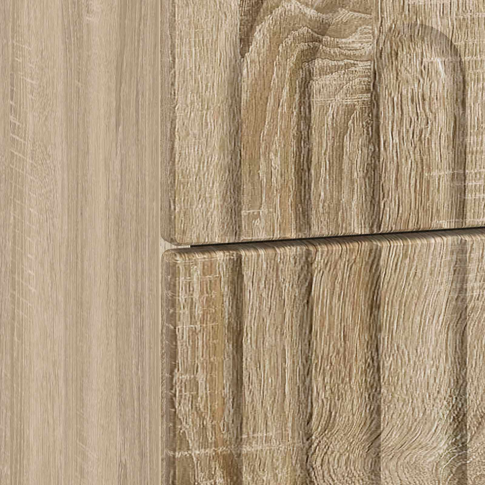 Nachtkastje 2 pcs Sonoma Eiken 43 x 34,5 x 48 cm Bewerkt hout