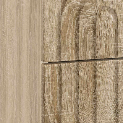 Nachtkastje 2 pcs Sonoma Eiken 43 x 34,5 x 48 cm Bewerkt hout