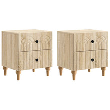 Nachtkastje 2 pcs Sonoma Eiken 43 x 34,5 x 48 cm Bewerkt hout