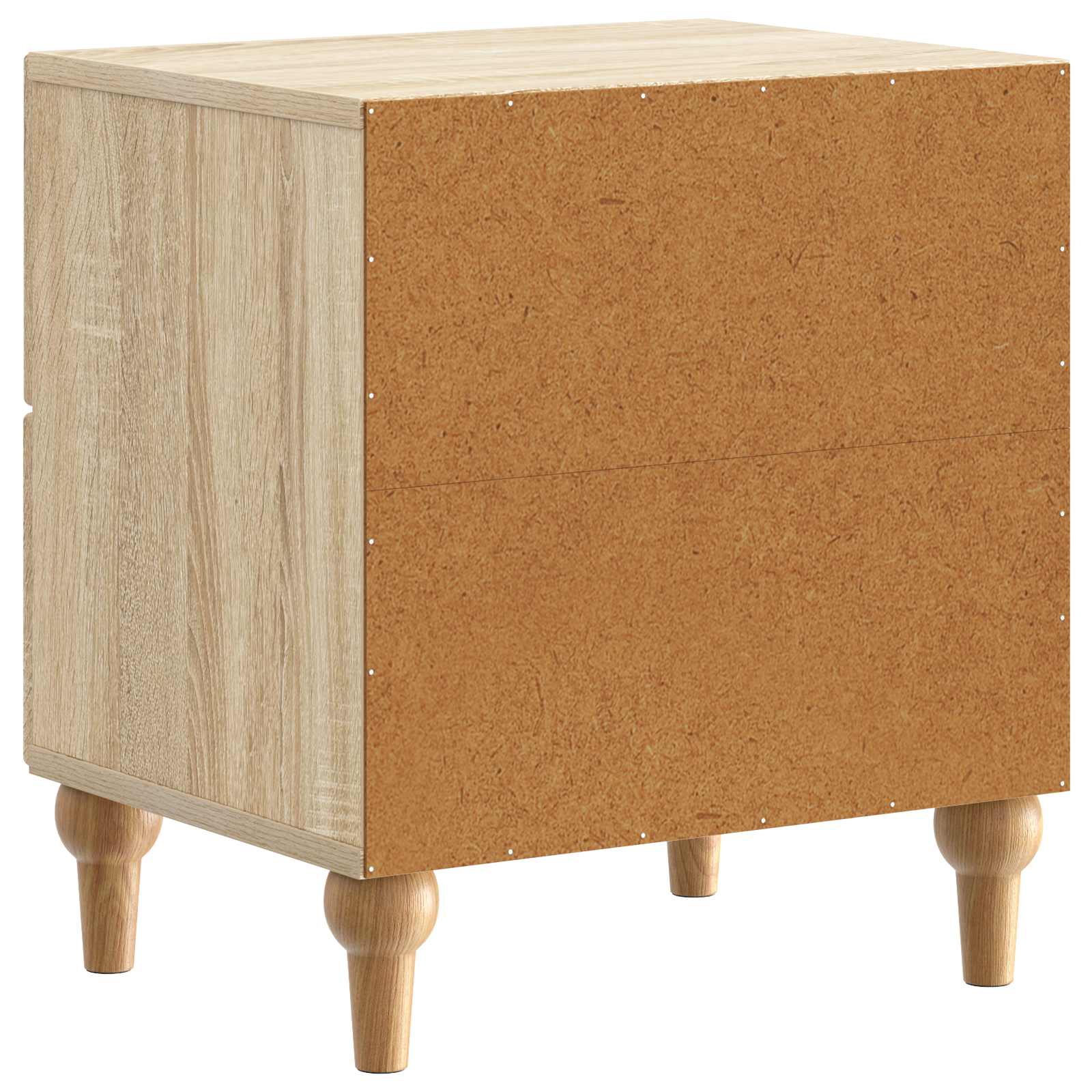 Nachtkastje 2 pcs Sonoma Eiken 43 x 34,5 x 48 cm Bewerkt hout