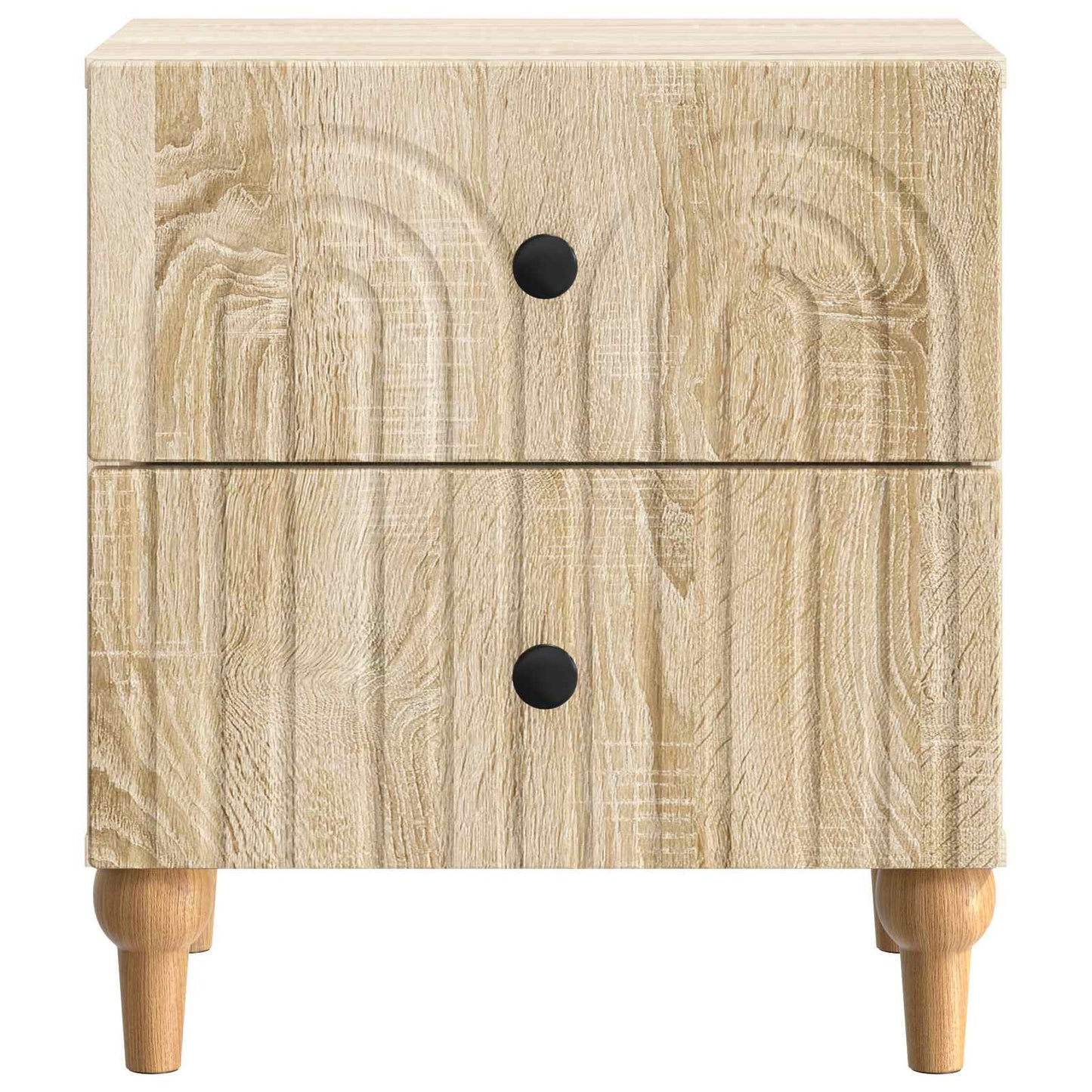 Nachtkastje 2 pcs Sonoma Eiken 43 x 34,5 x 48 cm Bewerkt hout