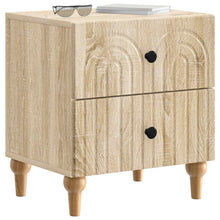 Nachtkastje 2 pcs Sonoma Eiken 43 x 34,5 x 48 cm Bewerkt hout
