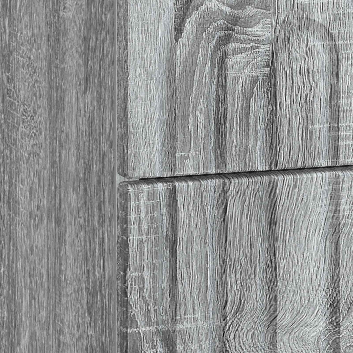 Nachtkastje Grijs sonoma 43 x 34,5 x 48 cm Bewerkt hout