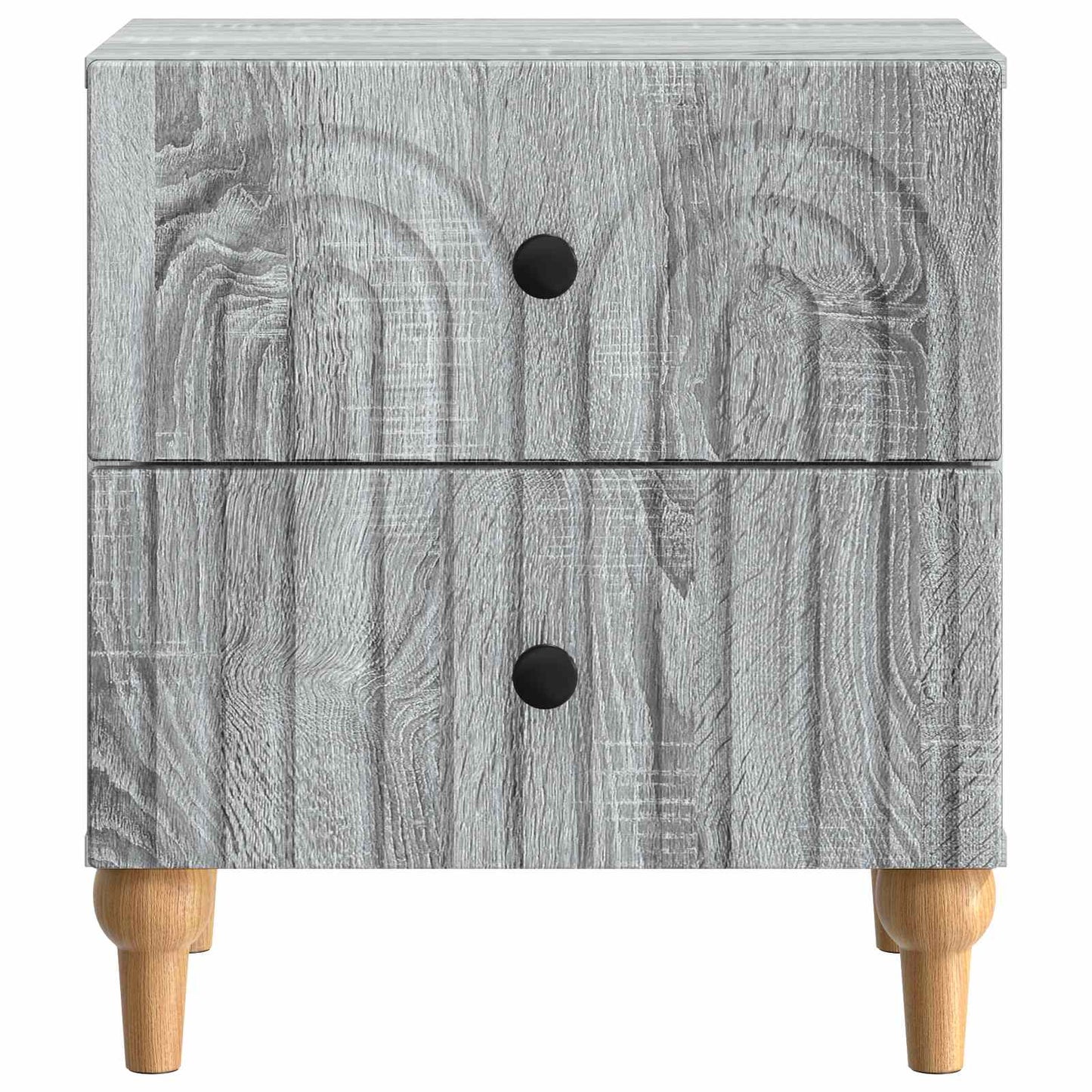 Nachtkastje Grijs sonoma 43 x 34,5 x 48 cm Bewerkt hout