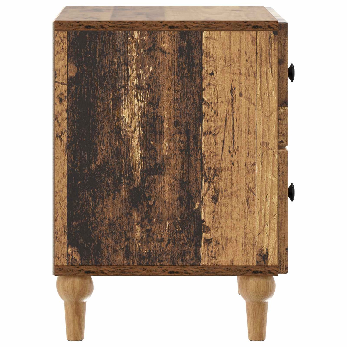 Nachtkastje 2 pcs Oud hout 43 x 34,5 x 48 cm Bewerkt hout