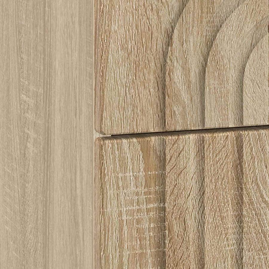 Nachtkastje Sonoma Eiken 62 x 34,5 x 48 cm Bewerkt hout