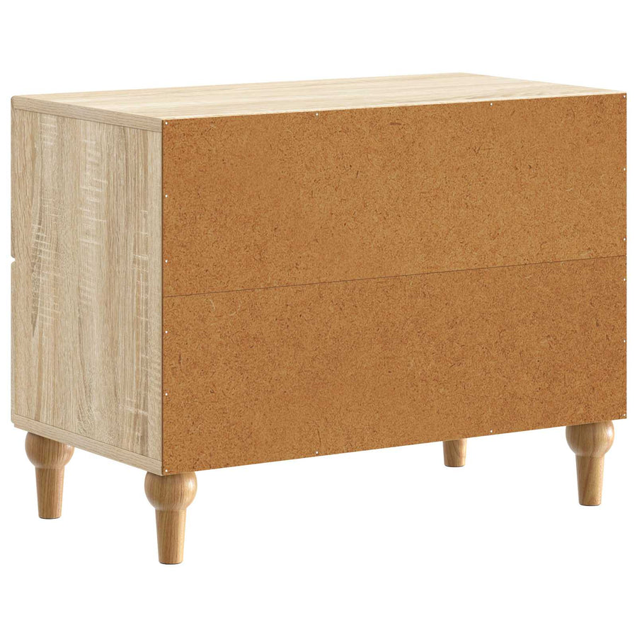 Nachtkastje Sonoma Eiken 62 x 34,5 x 48 cm Bewerkt hout