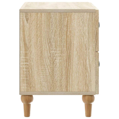 Nachtkastje Sonoma Eiken 62 x 34,5 x 48 cm Bewerkt hout