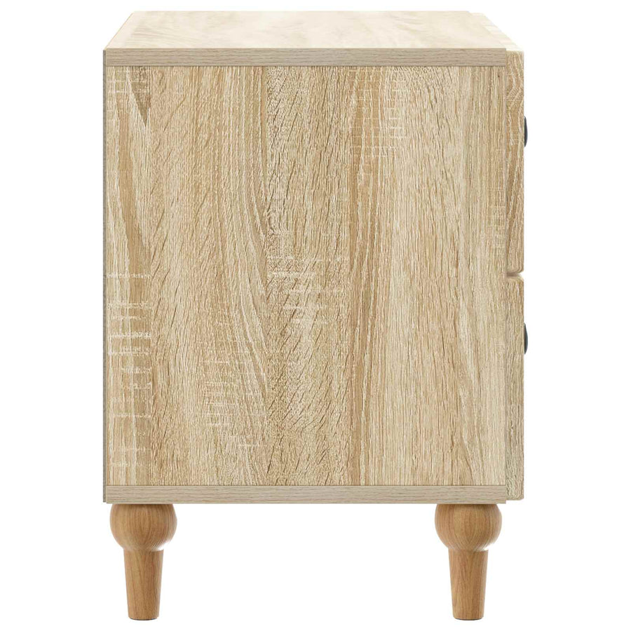 Nachtkastje Sonoma Eiken 62 x 34,5 x 48 cm Bewerkt hout