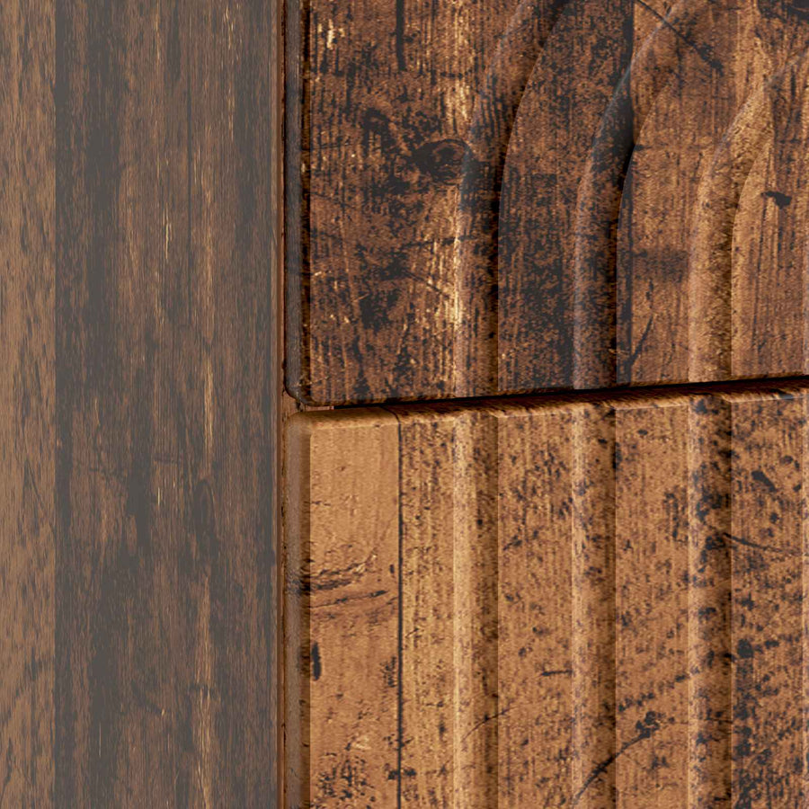 Nachtkastje met lade Oud hout 62 x 34,5 x 48 cm Bewerkt hout