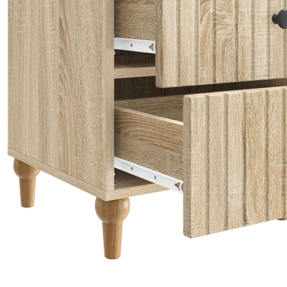 Nachtkastje met lade Sonoma Eiken 43x 41 x 66,5 cm Bewerkt hout