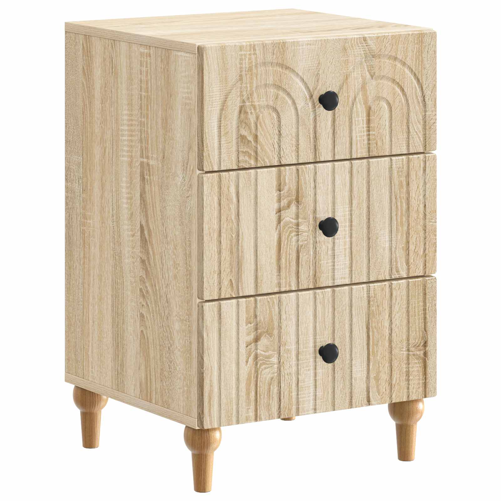 Nachtkastje met lade Sonoma Eiken 43x 41 x 66,5 cm Bewerkt hout