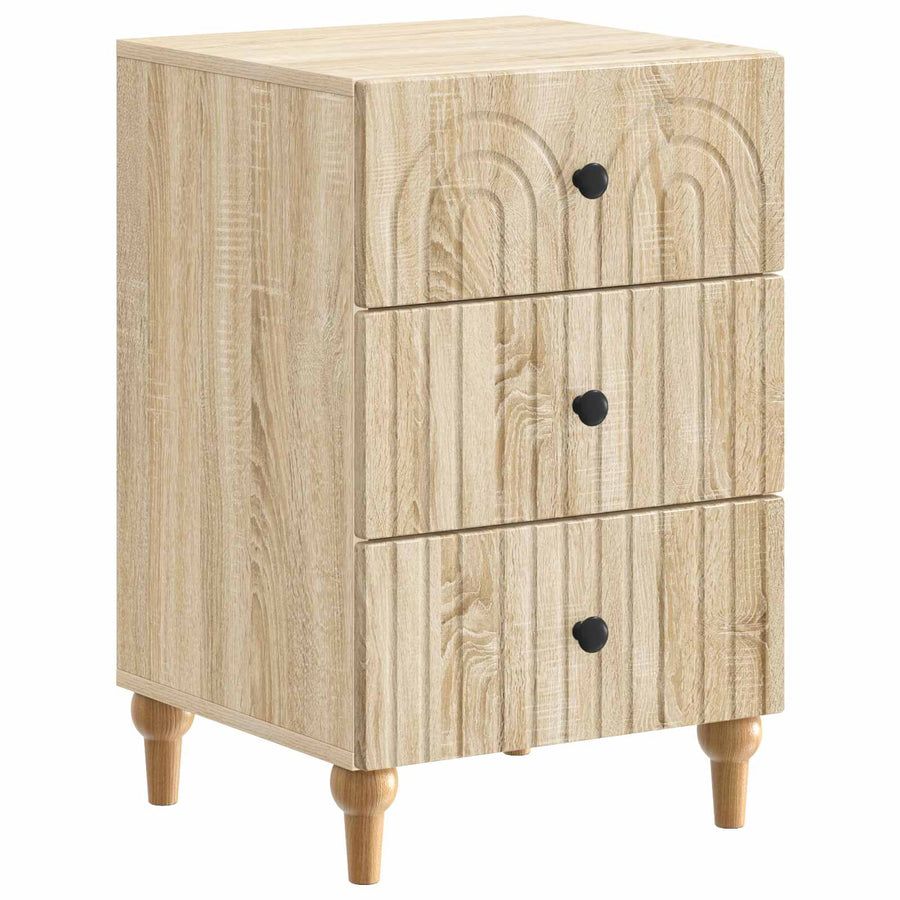 Nachtkastje met lade Sonoma Eiken 43x 41 x 66,5 cm Bewerkt hout