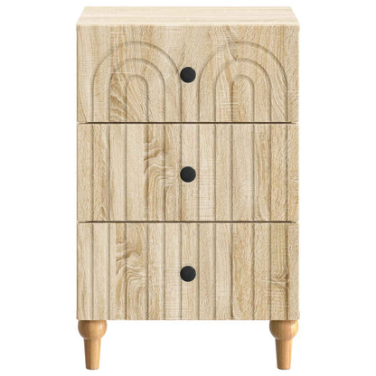 Nachtkastje met lade Sonoma Eiken 43x 41 x 66,5 cm Bewerkt hout