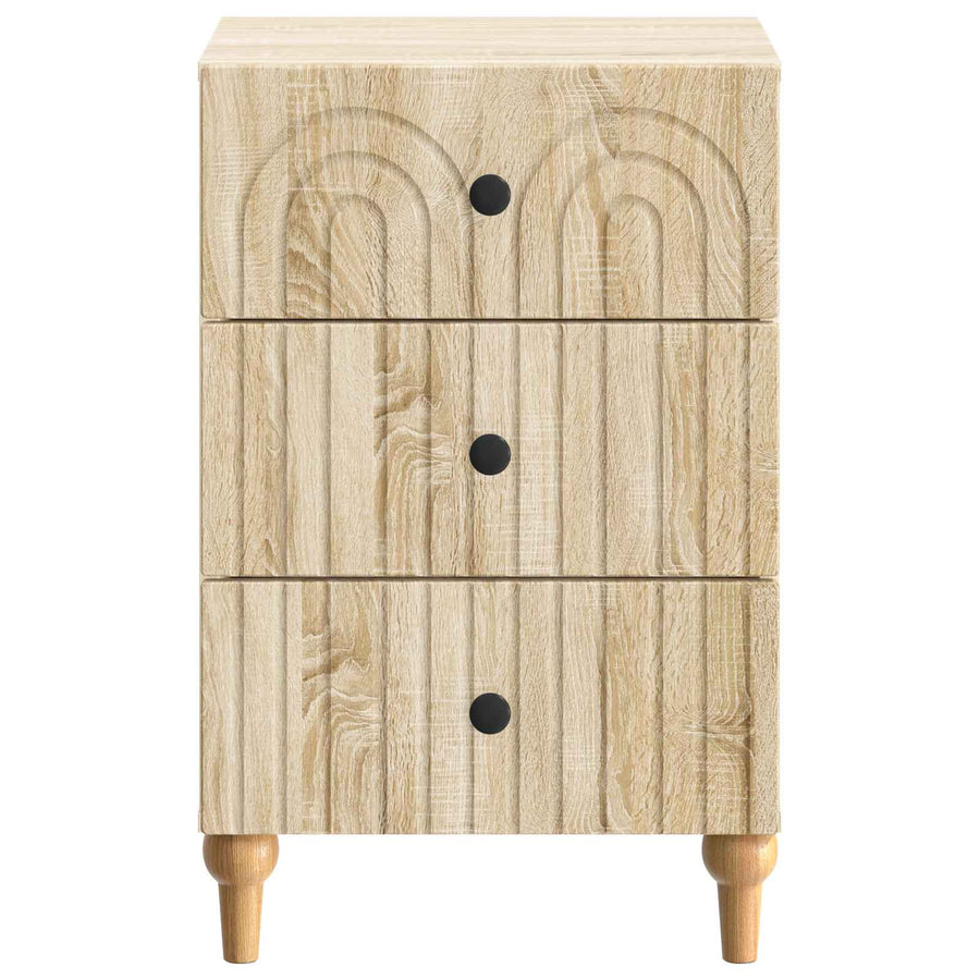 Nachtkastje met lade Sonoma Eiken 43x 41 x 66,5 cm Bewerkt hout