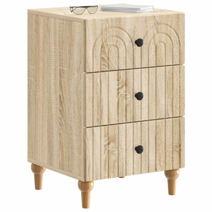 Nachtkastje met lade Sonoma Eiken 43x 41 x 66,5 cm Bewerkt hout