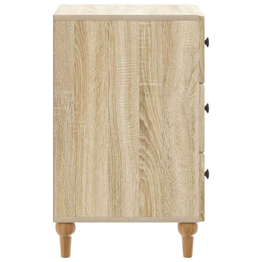 Nachtkastje met lade Sonoma Eiken 43x 41 x 66,5 cm Bewerkt hout