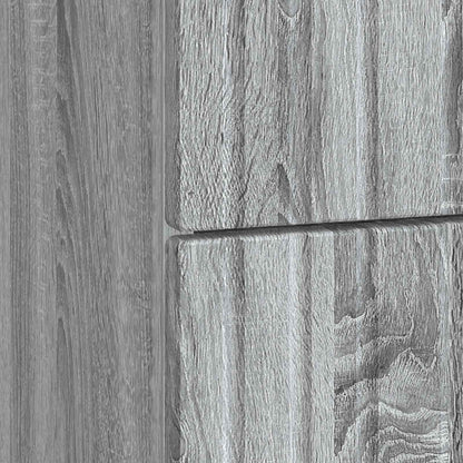 Nachtkastje met lade Grijs sonoma 43x 41 x 66,5 cm Bewerkt hout