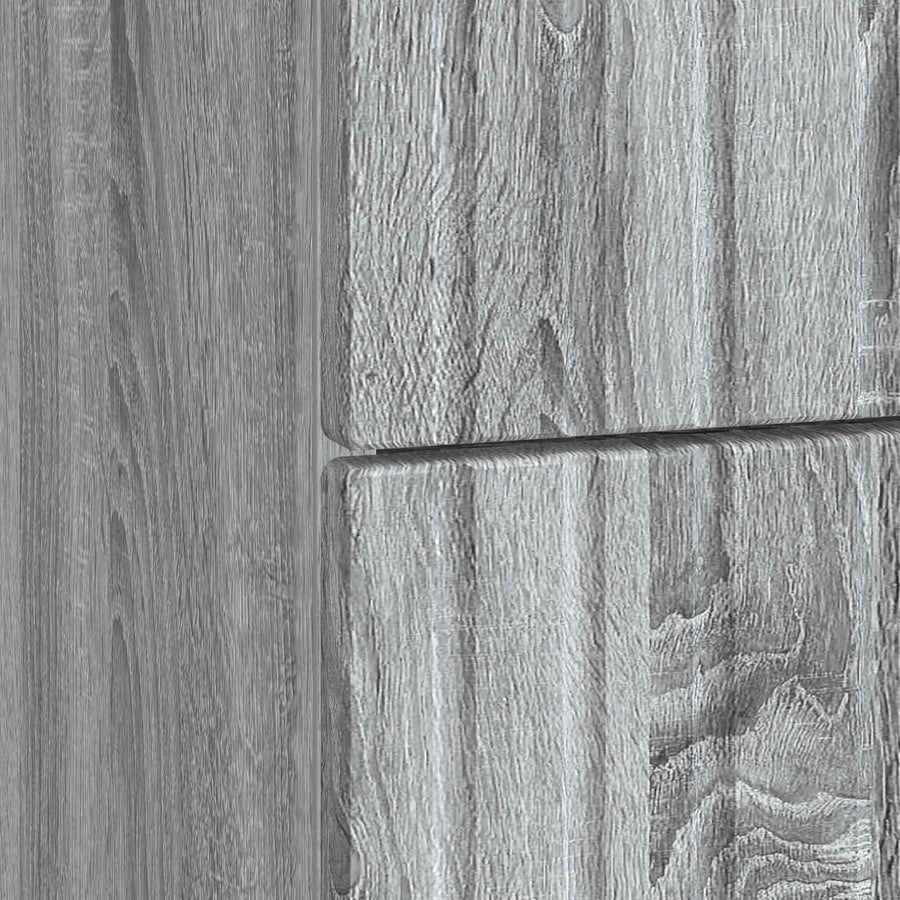 Nachtkastje met lade Grijs sonoma 43x 41 x 66,5 cm Bewerkt hout