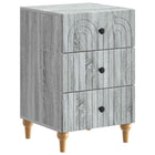Nachtkastje 43x41x66.5 cm grijs sonoma bewerkt hout