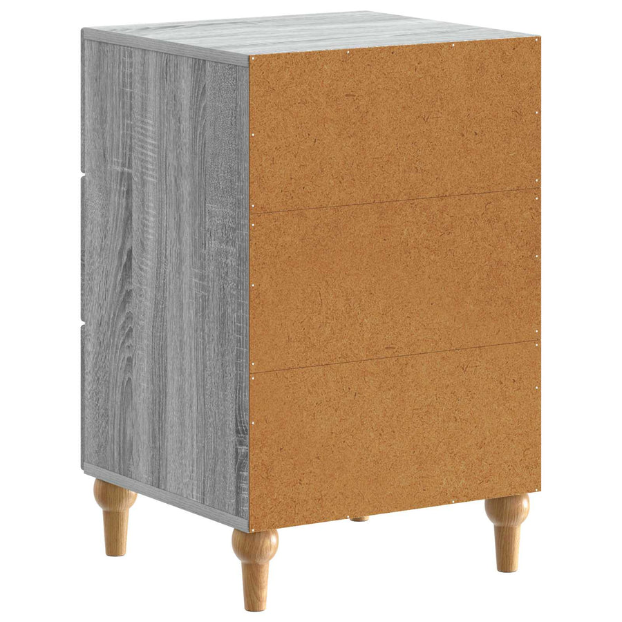 Nachtkastje met lade Grijs sonoma 43x 41 x 66,5 cm Bewerkt hout