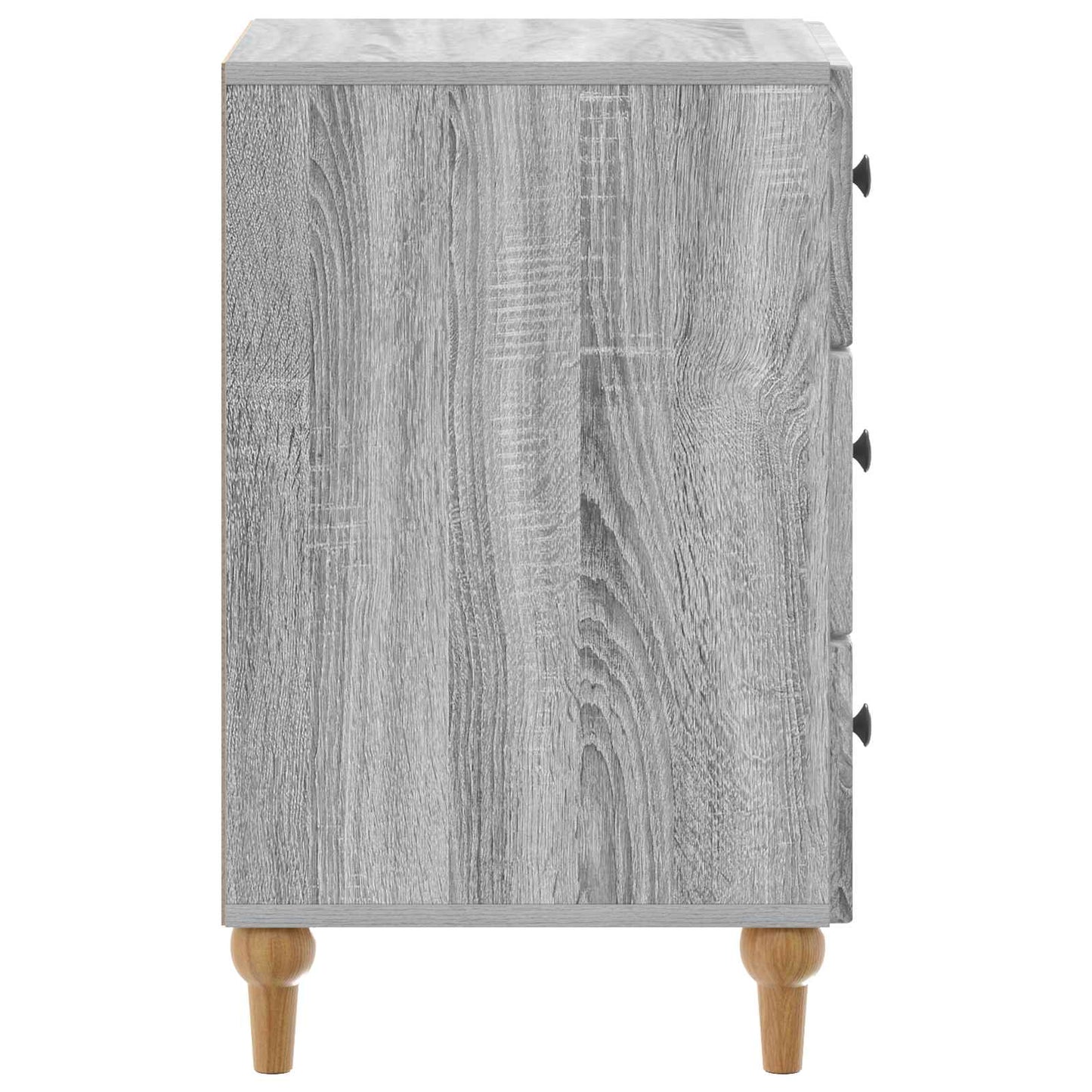 Nachtkastje met lade Grijs sonoma 43x 41 x 66,5 cm Bewerkt hout