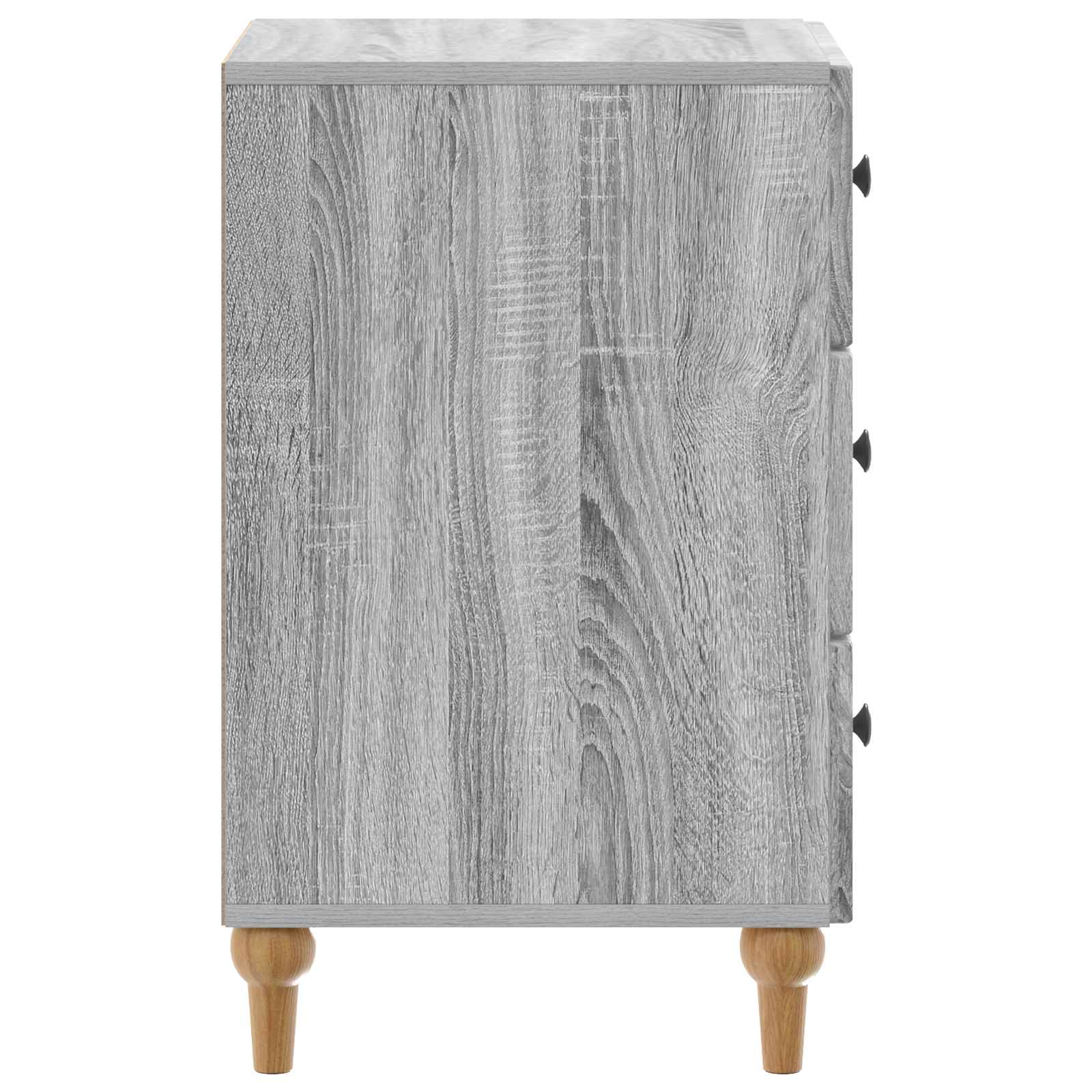 Nachtkastje met lade Grijs sonoma 43x 41 x 66,5 cm Bewerkt hout
