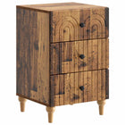Nachtkastje 43x41x66,5 cm oud hout
