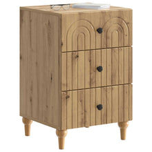 Nachtkastje Artisanaal eiken 43x 41 x 66,5 cm Bewerkt hout