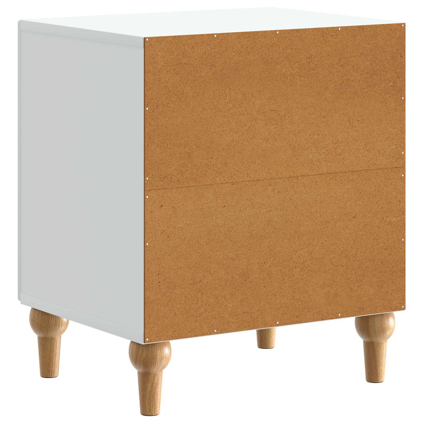 Nachtkastje 2 pcs Wit 43 x 34,5 x 50 cm Bewerkt hout