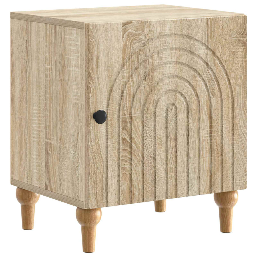 Nachtkastje Sonoma Eiken 43 x 34,5 x 50 cm Bewerkt hout