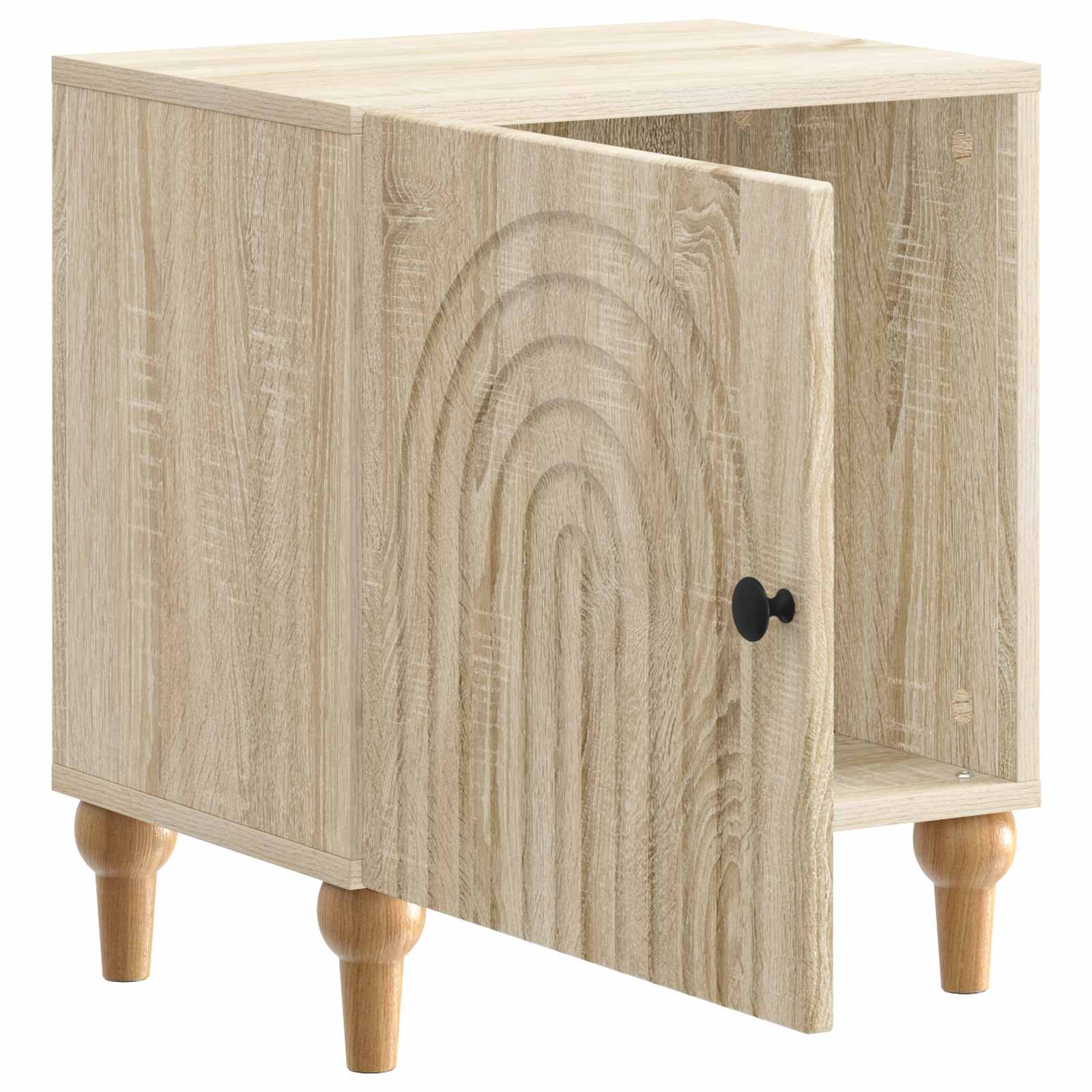 Nachtkastje Sonoma Eiken 43 x 34,5 x 50 cm Bewerkt hout