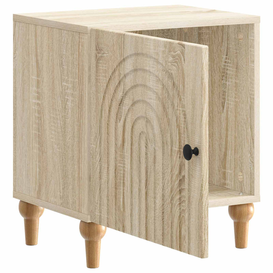 Nachtkastje Sonoma Eiken 43 x 34,5 x 50 cm Bewerkt hout