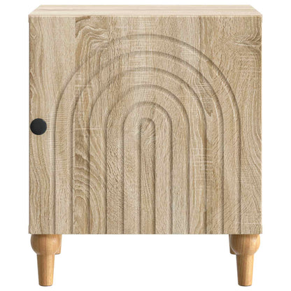 Nachtkastje Sonoma Eiken 43 x 34,5 x 50 cm Bewerkt hout
