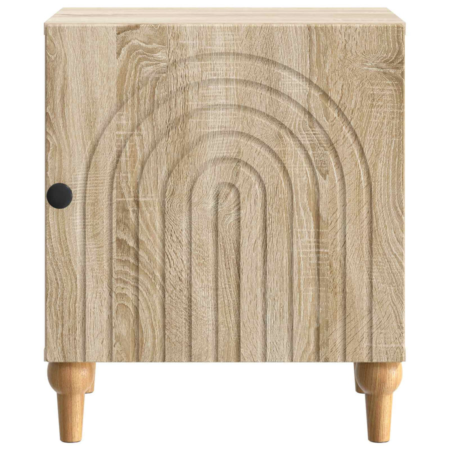 Nachtkastje Sonoma Eiken 43 x 34,5 x 50 cm Bewerkt hout