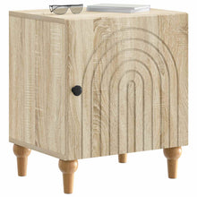 Nachtkastje Sonoma Eiken 43 x 34,5 x 50 cm Bewerkt hout