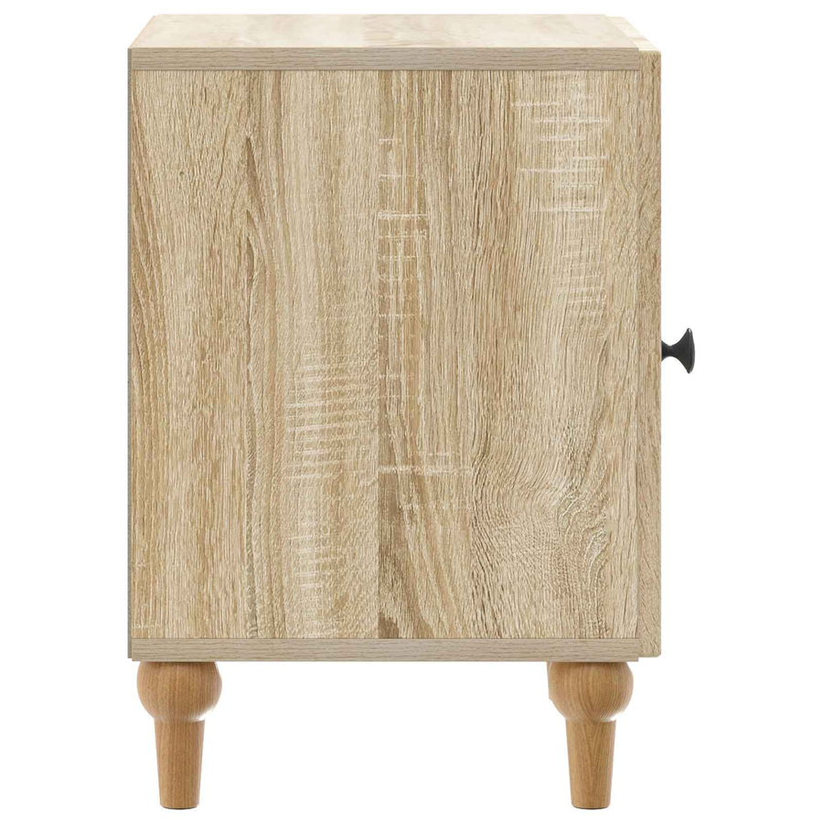 Nachtkastje Sonoma Eiken 43 x 34,5 x 50 cm Bewerkt hout
